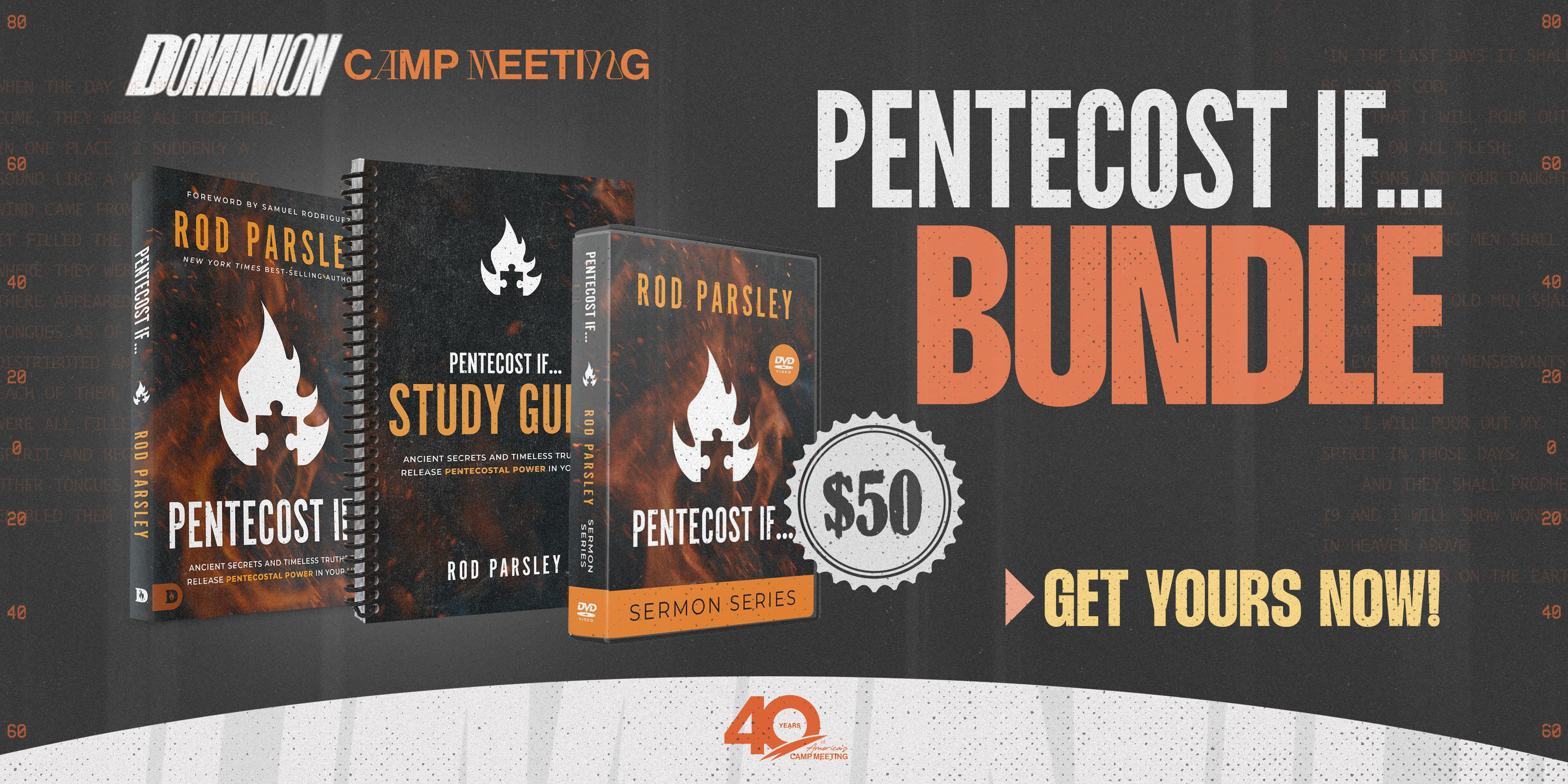 WHCL | DCM Pentecost $50 Bundle